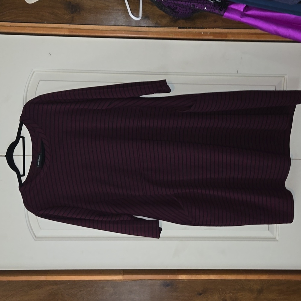 Lane Bryant Burgundy Dress Plus 22 24